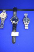 Three Gent's Fashion Watches