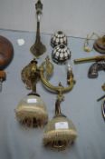 Reproduction Brass Wall Light Fittings