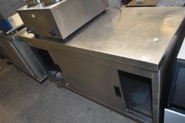 Stainless Steel Preparation Table on Wheels