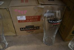 Box of Twelve Magners Irish Cider Pint Glasses