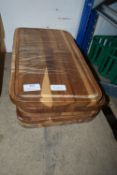 Five Wooden Chopping Boards