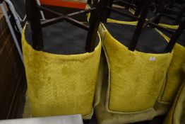 *Six Yellow Lounge Chairs