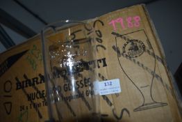 Box of Twenty-Three Old Speckled Hen Pint Glasses