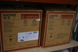 *Two Ariston Adris 10R Electric Water Heaters