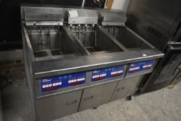 *Pitco Frialator Electric Triple Fryer
