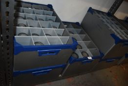 Contents of Shelf Including an Assortment of Glasses