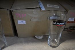 Box of Twelve Magners Irish Cider Pint Glasses