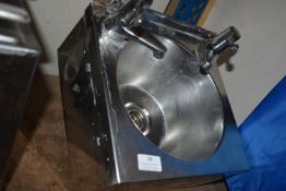 Stainless Steel Basin with Taps