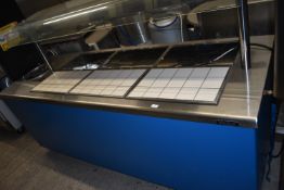 Victor Display Serving Counter with Plate Dispenser