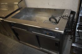 Electric Bain Marie Trolley with Undercounter Shelving