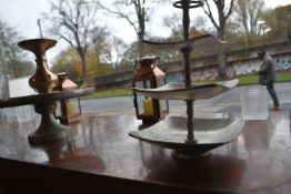 *Quantity of Assorted Decorative Items Including Candle Holders Copper Effect Lanterns, etc.