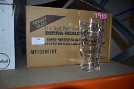 Eleven Grolsch Half-Pint Glasses