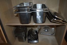 Quantity of Bain Marie Containers and Lids