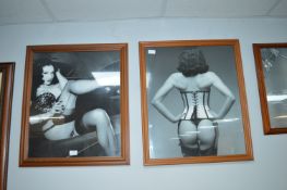 Two Dita Von Teese Framed Photo Prints