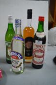 Four Bottle of Alcohol