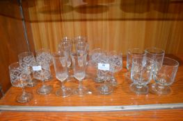 Sherry and Wine Glasses