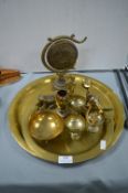 Two Trays of Brassware