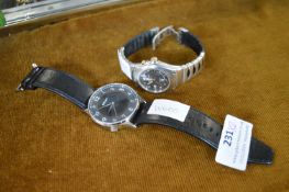 Seiko and a DKNY Wristwatches