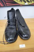 Pair of Next Men's Black Ankle Boots Size: 11.5