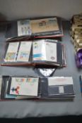 Three Albums of First Day Covers Including 1960's