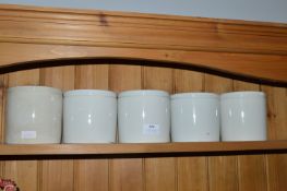 Five Pottery Jars