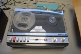 Vintage Ferguson Four Track Reel-to-Reel Tape Recorder and Tapes