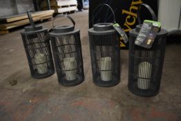 *Four Solar Powered Lanterns (salvage)