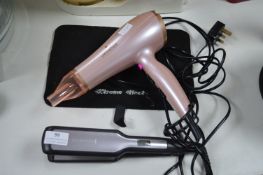 Lee Stafford Hairdryer and Remington Hair Straight