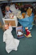 Toy Cot, Soft Toys, and Dolls
