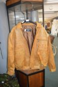Gent's Leather Jacket by Slouma Cuir Size: M