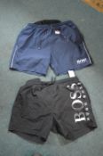 Two Hugo Boss Men's Swim Shorts Size: M