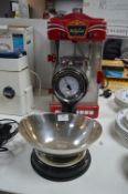 Salter Kitchen Scales and a Popcorn Maker