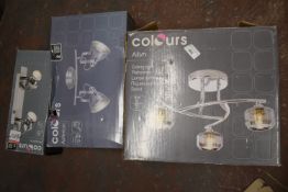 *Three Ceiling Lights (salvage)