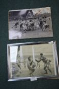 Signed Hull Rugby Photograph and One Other