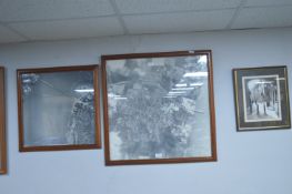 Aireal Views of the Humber Bridge Under Constructi