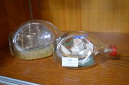 Two Ships in Bottles