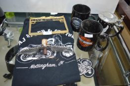 Harley Davidson Mugs, T-Shirt, Wings, etc.