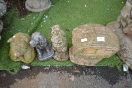 Four Garden Ornaments