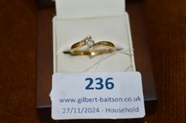 9ct Gold and Diamond Ring ~2.3g