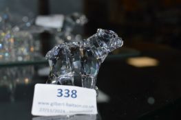 Small Swarovski Crystal Bear