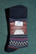 *Nordic Collection Boots Socks 4pk Size: 7-11