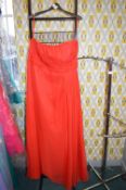 *Red Strapless Bridesmaid Dress (requires completion)