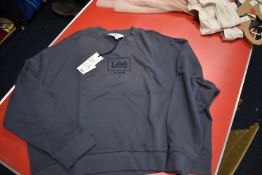 *Lee Grey Crewneck Long Sleeve Top Size: S