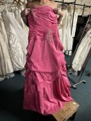 *Signature by Hermione Pink Prom Dress with Bead & Sequin Detail Size: 10 RRP: £399