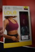 *Lole Sports Bra 2pk Size: S