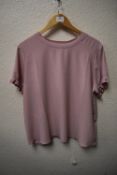*Hilary Radley Pink Short Sleeve Top Size: XL