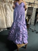 *Hermione Lilac Prom Dress Size: 4 RRP: £399