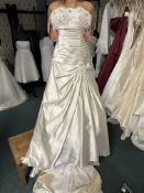 *Phillipa Grace Ellie Champagne Wedding Gown Size: 4 RRP: £1199