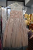 *Beige & Ivory Bridesmaid Dress (matching lot 272)