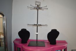 *Necklace Display Stand and Two Velvet Covered Display Units